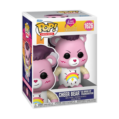 Funko Pop! Carebears - Cheer Bear som Bride of Frankenstein #1626 Vinyl Figur