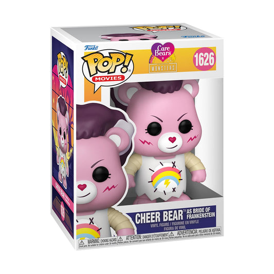 Funko Pop! Carebears - Cheer Bear som Bride of Frankenstein #1626 Vinyl Figur