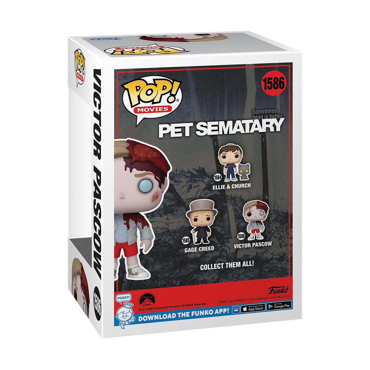 Funko Pop! Movies: Pet Sematary - Victor Pascow #1586 Vinyl Figur