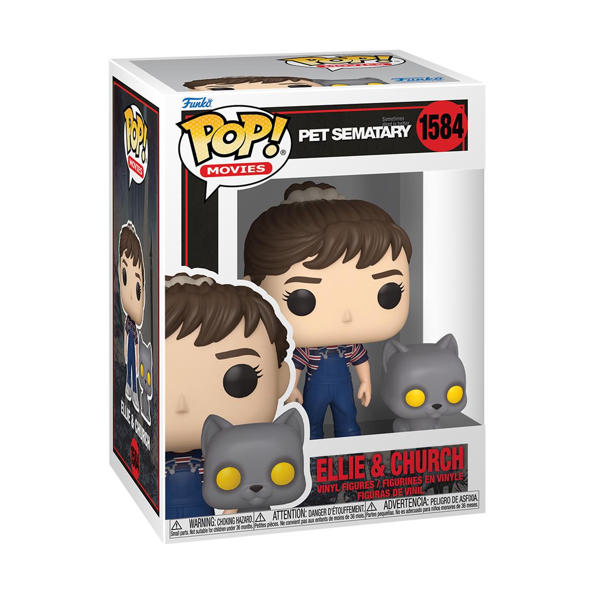 Funko Pop! Movies: Pet Sematary - Ellie och Church #1584 Vinyl Figur