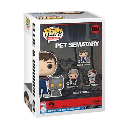 Funko Pop! Movies: Pet Sematary - Ellie och Church #1584 Vinyl Figur