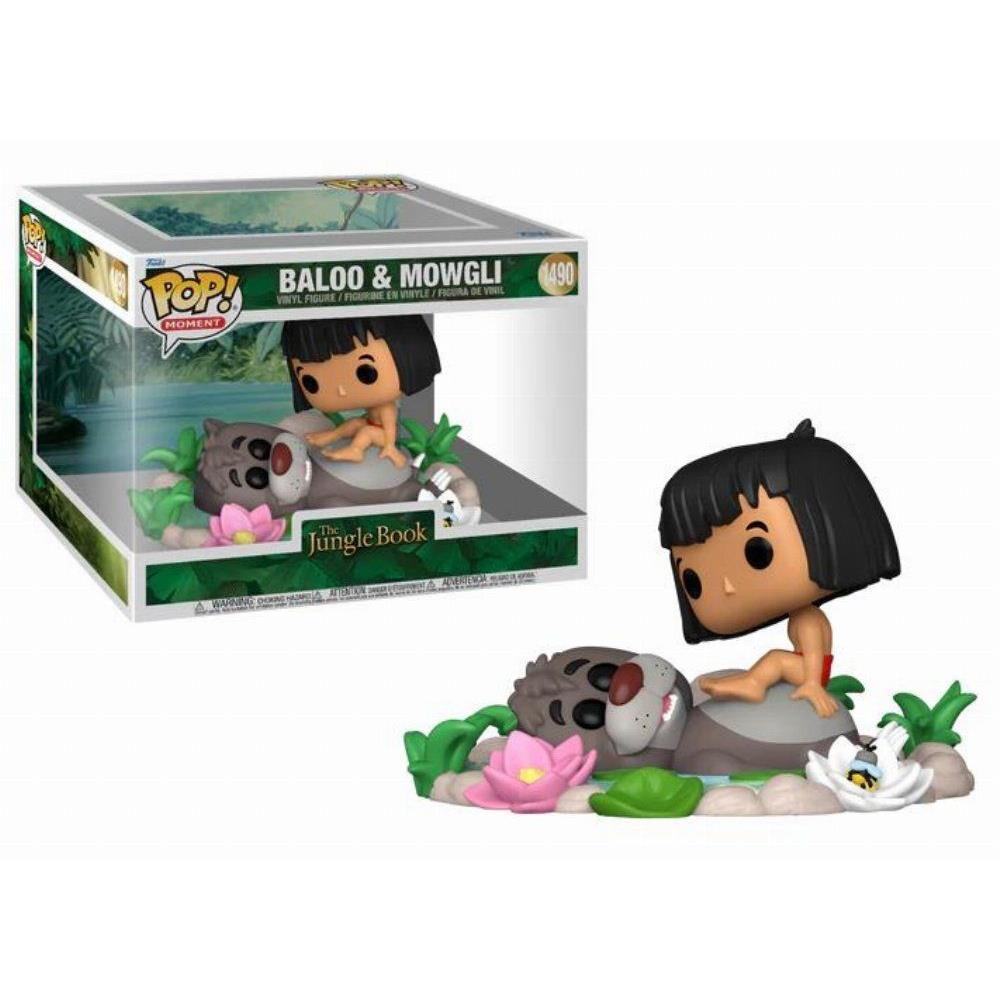 Funko Pop! Moments: Jungelboken - Baloo och Mowgli #1490 Vinylfigur