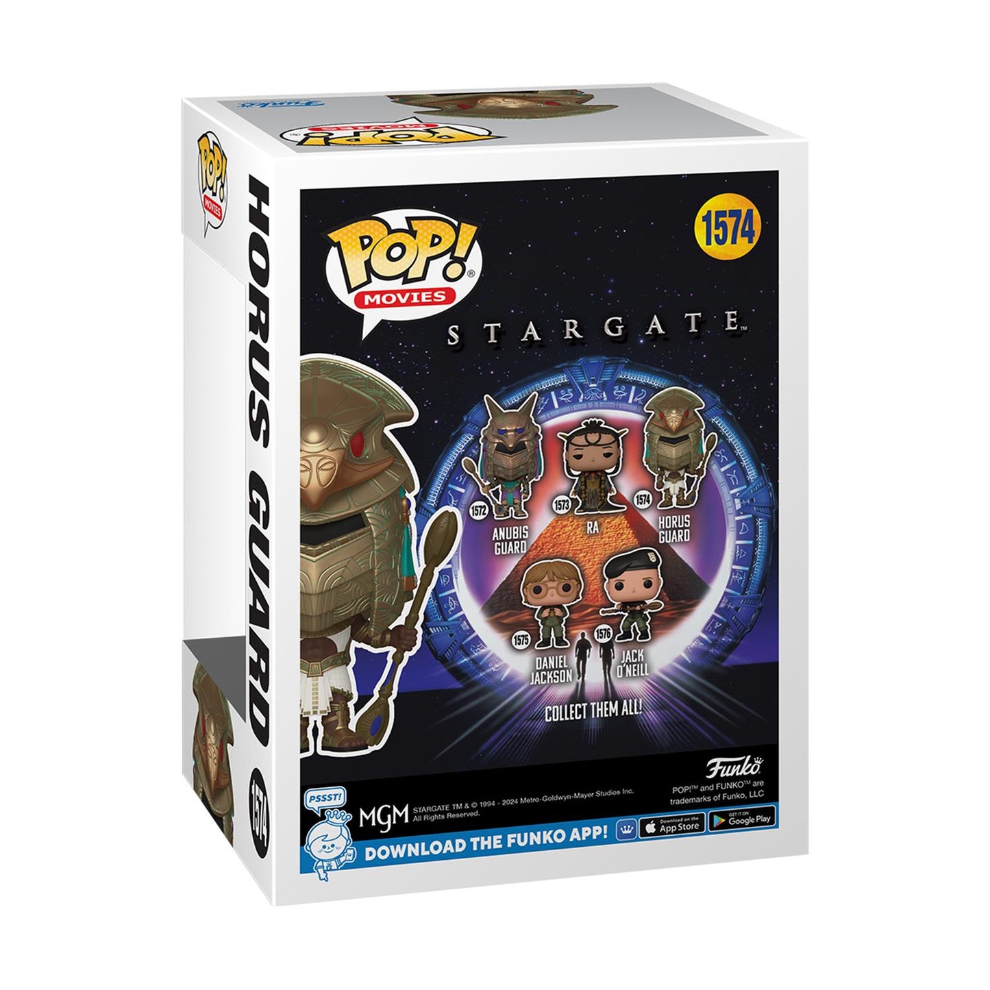 Funko Pop! Movies: Stargate - Horus Guard (Metallic) #1574 Vinyl Figur