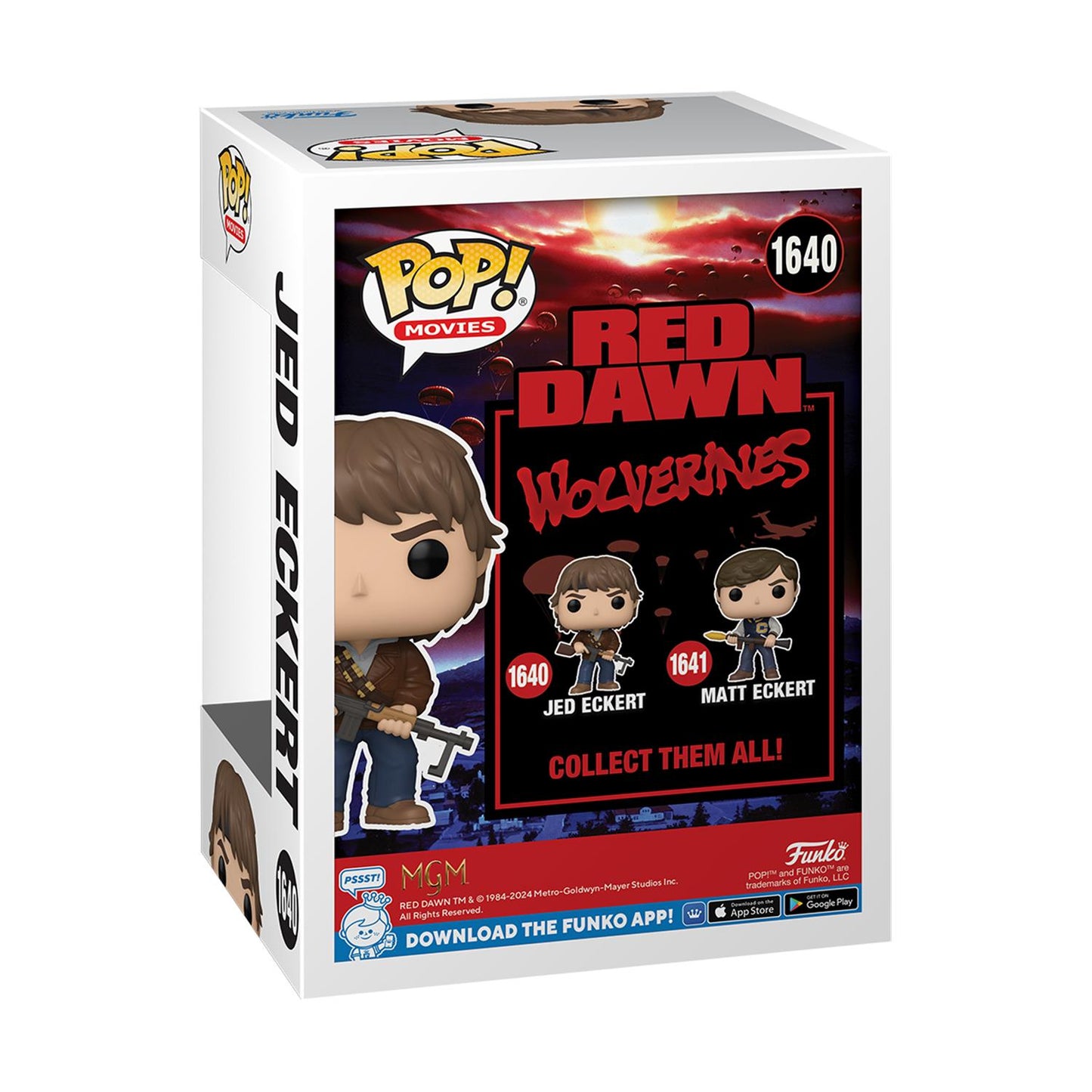 Funko Pop! Movies: Red Dawn - Jed Eckert #1640 Vinyl Figur