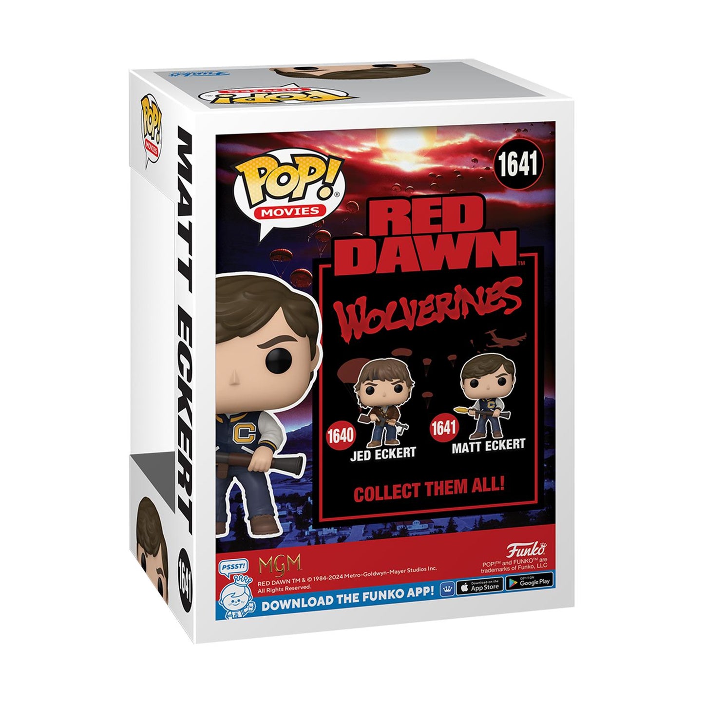 Funko Pop! Movies: Red Dawn - Matt Eckert #1641 Vinyl Figur