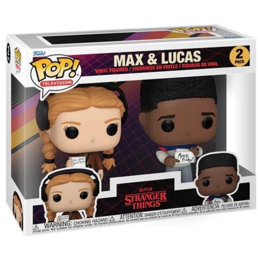 Funko Pop! 2-Pack Television: Stranger Things - Max och Lucas Vinylfigurer