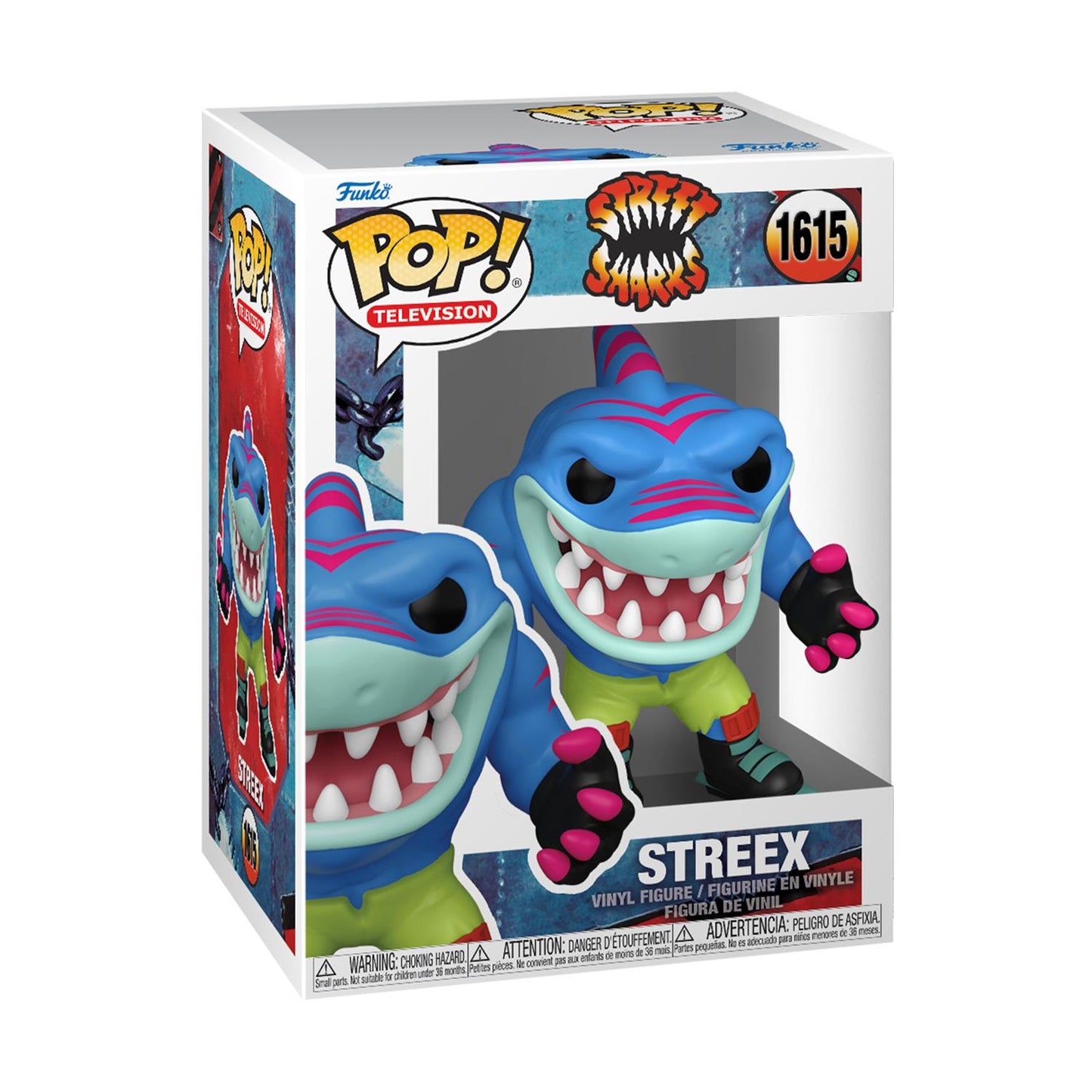 Funko Pop! Street Sharks - Streex #1615 Vinyl Figur