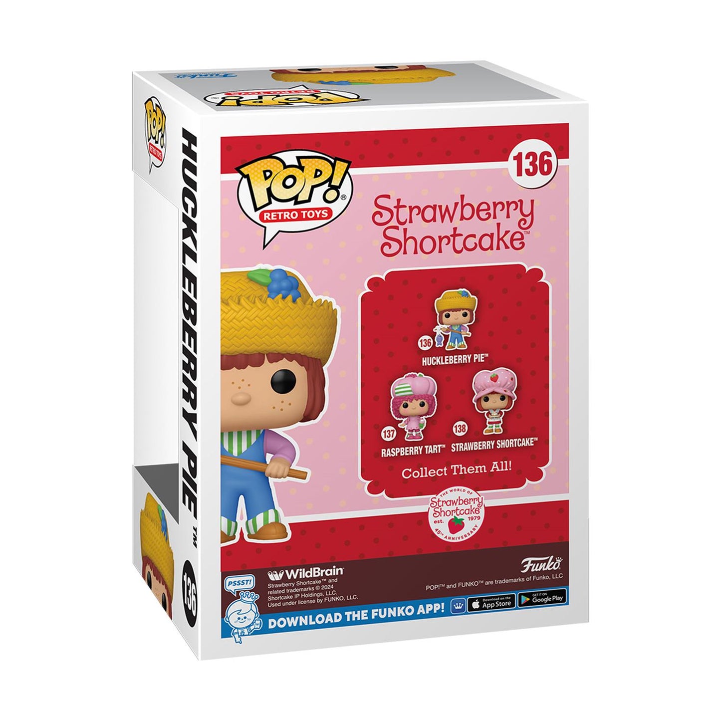 Funko Pop! Retro Toys: Strawberry Shortcake - Huckleberry Pie #136 Vinylfigur