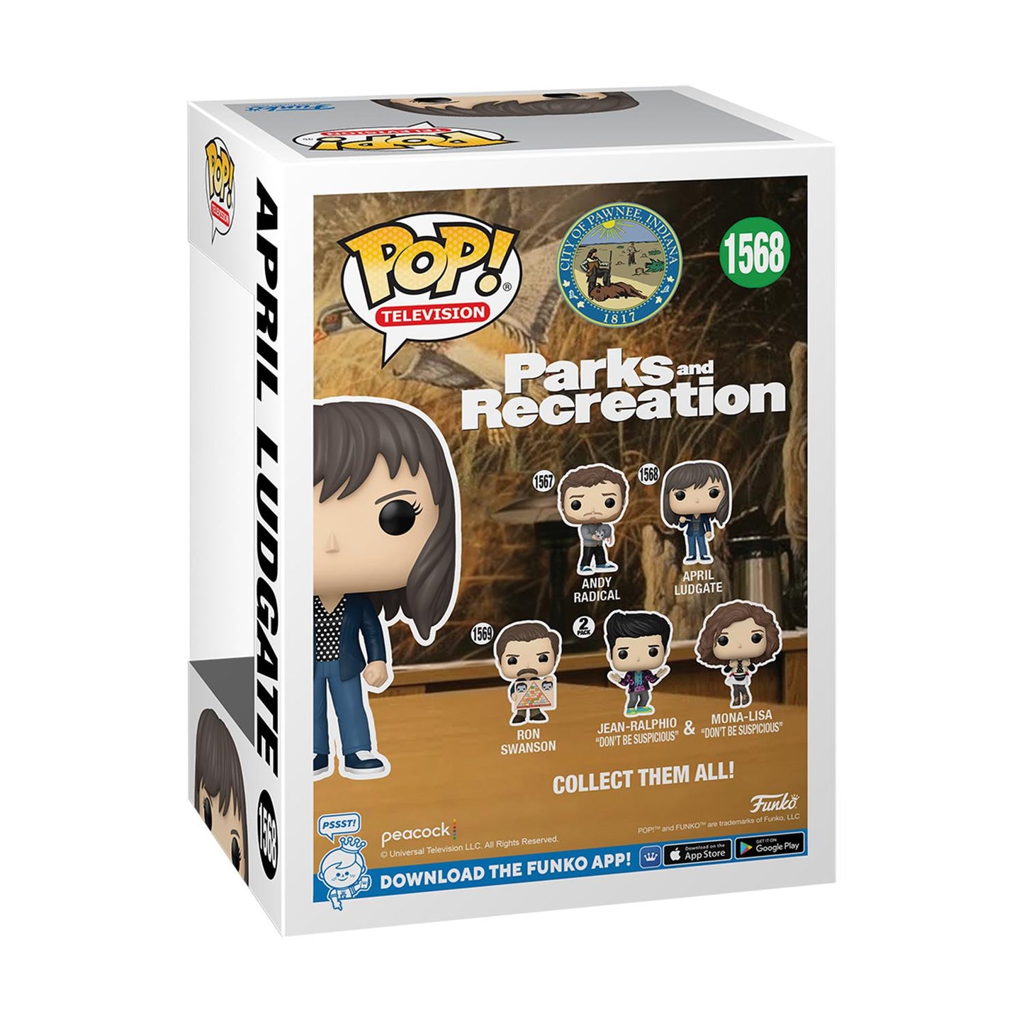 Funko Pop! Parks and Recreation 15-årsjubileum - April Ludgate #1568 Vinylfigur