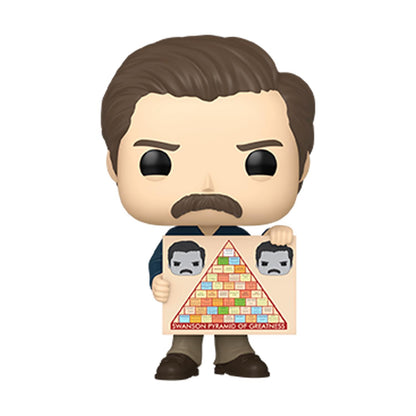 Funko Pop! Parks and Recreation: Ron Swanson 15th Anniversary Figur