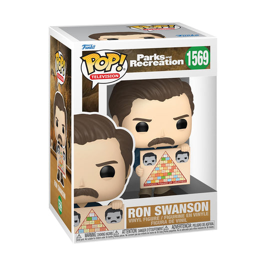 Funko Pop! Parks and Recreation: Ron Swanson 15th Anniversary Figur