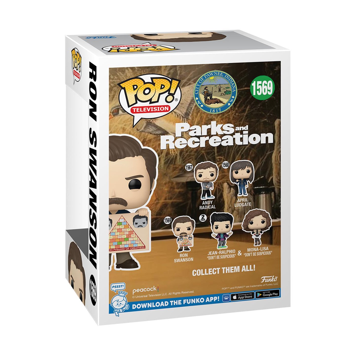 Funko Pop! Parks and Recreation: Ron Swanson 15th Anniversary Figur