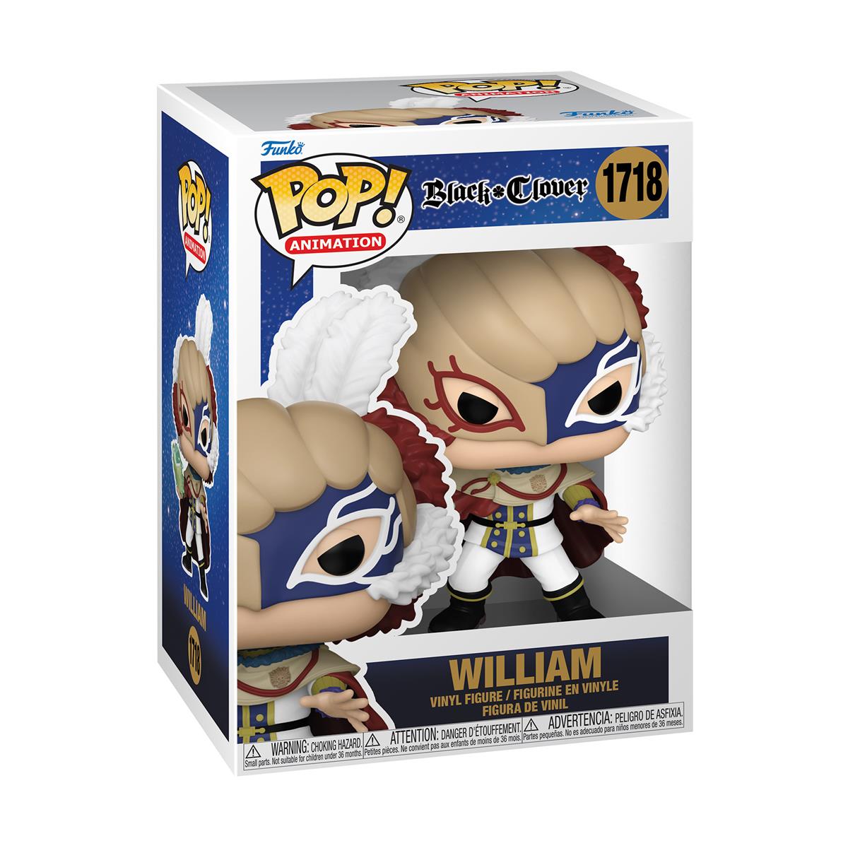 Funko Pop! Animation: Black Clover - William #1718 Vinyl Figur