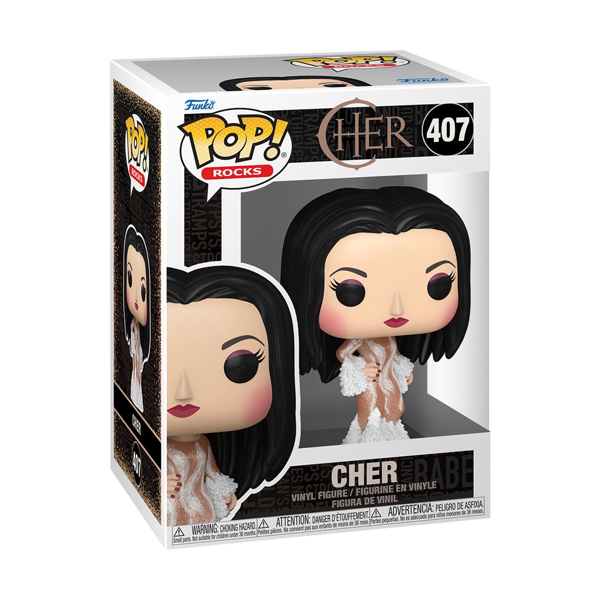 Funko Pop! Rocks: Cher - Cher (Met Gala 1974) #407 Vinyl Figur