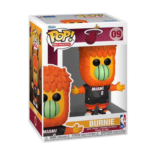 Funko Pop! NBA Maskotar: Miami - Burnie #09 Vinylfigur