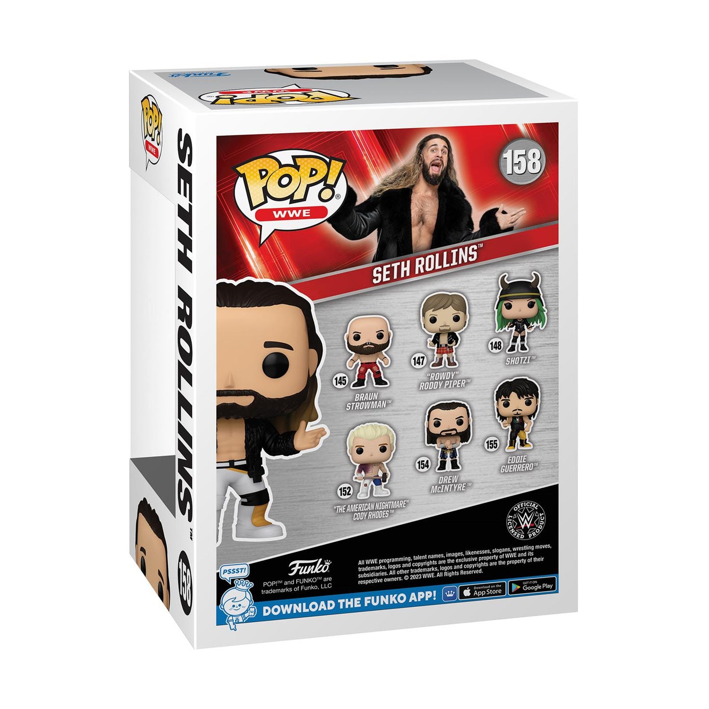 Funko Pop! WWE - Seth Rollins med Kappa #158 Vinyl Figur