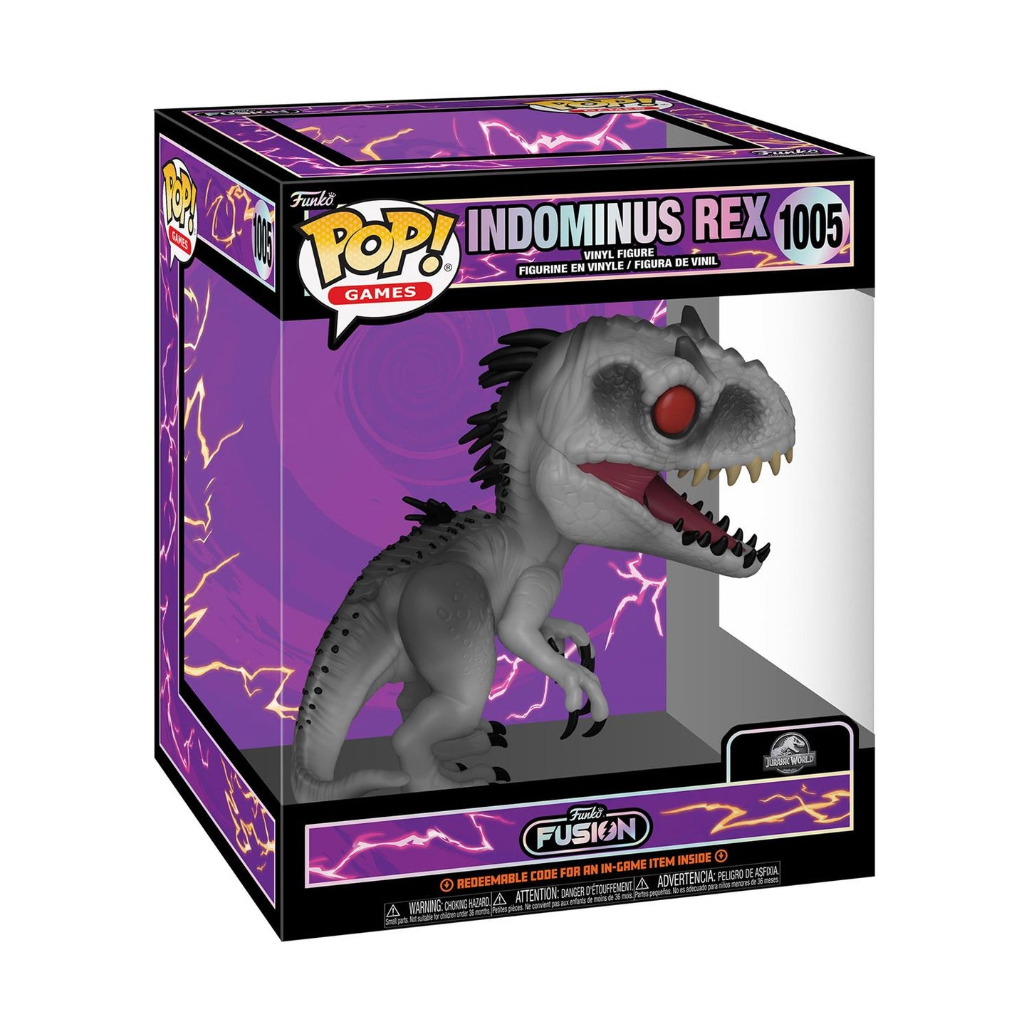 Funko Pop! Super Games: Funko Fusion Jurassic World - Indominus Rex #1005 Vinyl Figur (6")