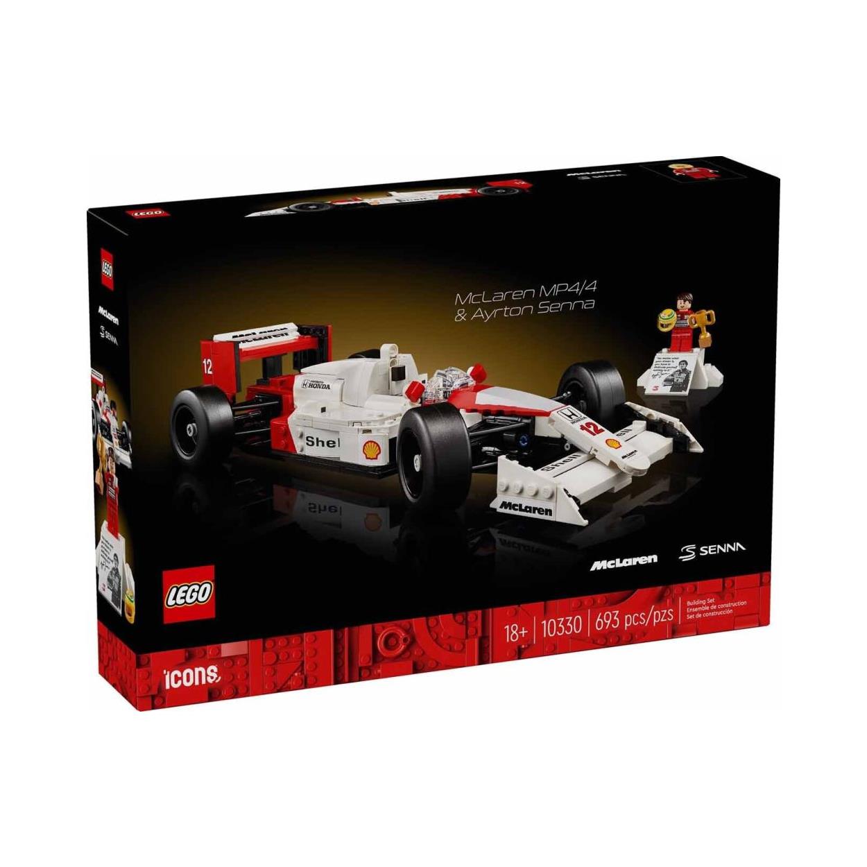 LEGO® Icons: McLaren MP4/4 och Ayrton Senna (10330)