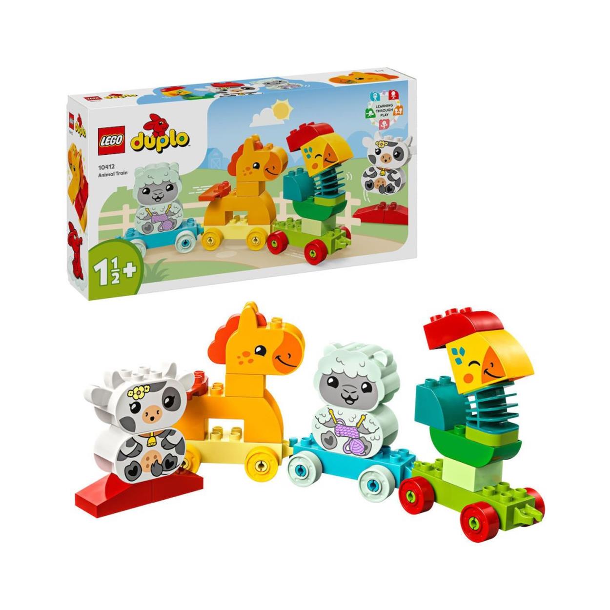 LEGO® DUPLO® Mitt Första Djur Tåg Naturleksak (10412)