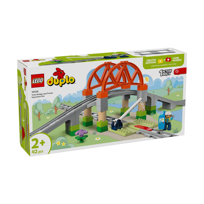 LEGO® DUPLO® Tågbro och Spår Utvidgningsset (10426)