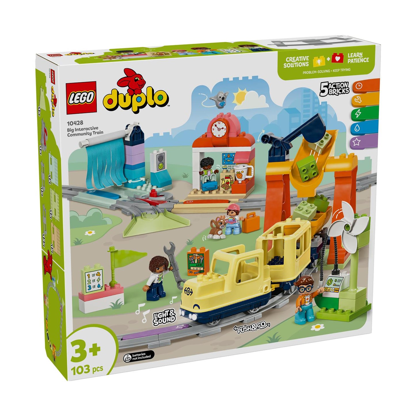 LEGO® DUPLO® Town: Stort Interaktivt Samhällståg (10428)