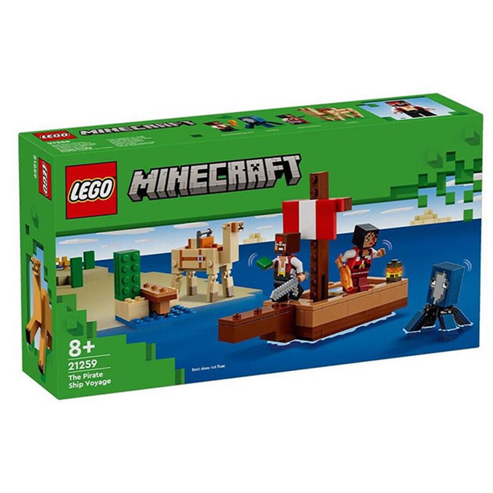 LEGO® Minecraft®: Piratskeppets Färd (21259)