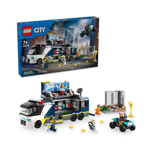 LEGO® City: Polisens Mobila Brottslaborbuss (60418)