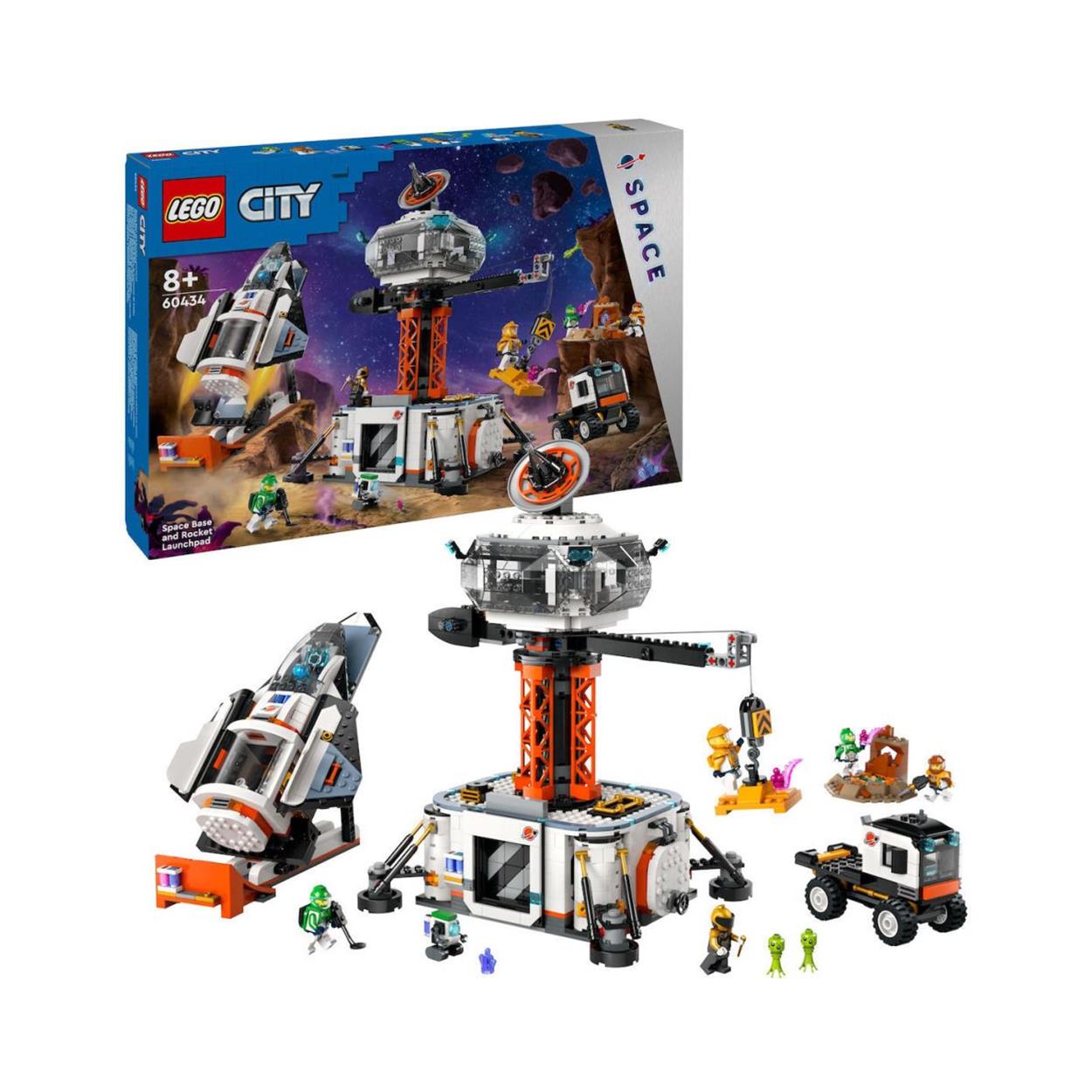 LEGO® City: Rymdbas och Raketskjutplattform Set (60434)