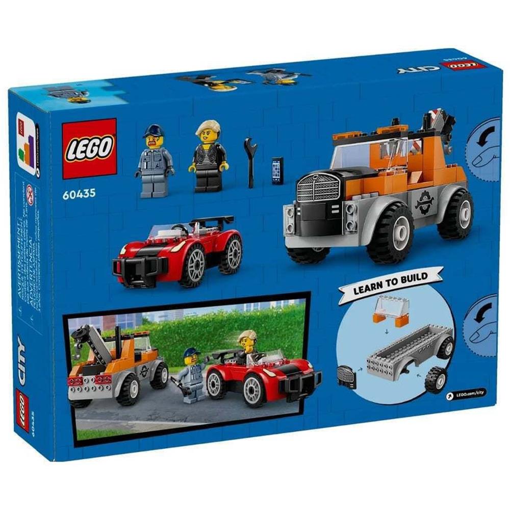 LEGO® City Bärgningsbil och Sportbil Reparation (60435)