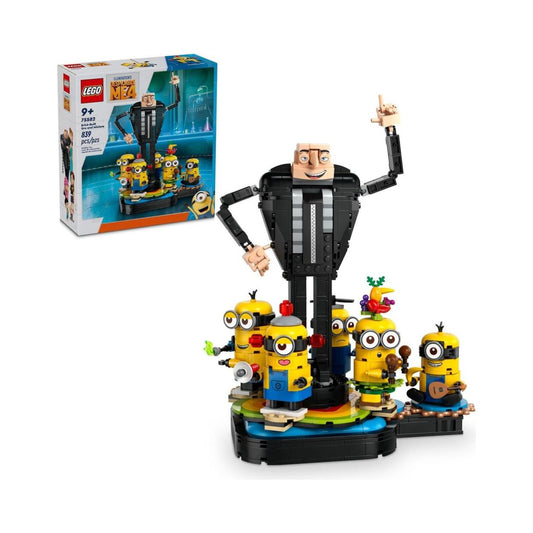 LEGO® Despicable Me: 4 Byggda Gru och Minions (75582)