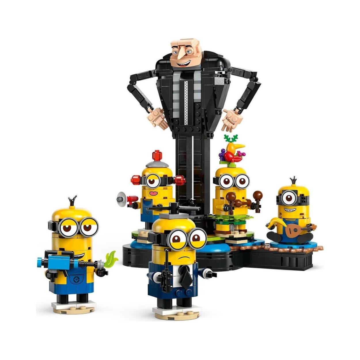 LEGO® Despicable Me: 4 Byggda Gru och Minions (75582)