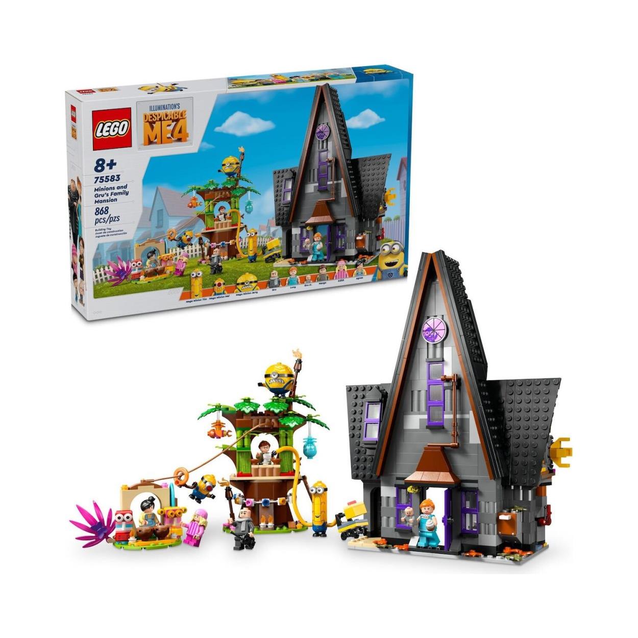 LEGO® Despicable Me: 4 Minions och Grus Familjemansion (75583)