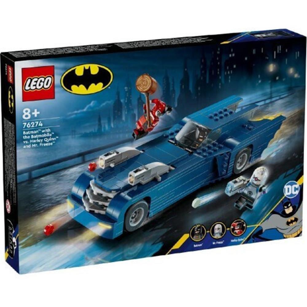 LEGO® DC Batman™: Batman med Batmobilen™ vs. Harley Quinn™ och Mr. Freeze™ (76274)