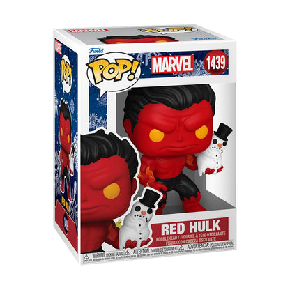 Funko Pop! Marvel: Holiday – Red Hulk #1439 Bobble-Head