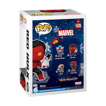 Funko Pop! Marvel: Holiday – Red Hulk #1439 Bobble-Head