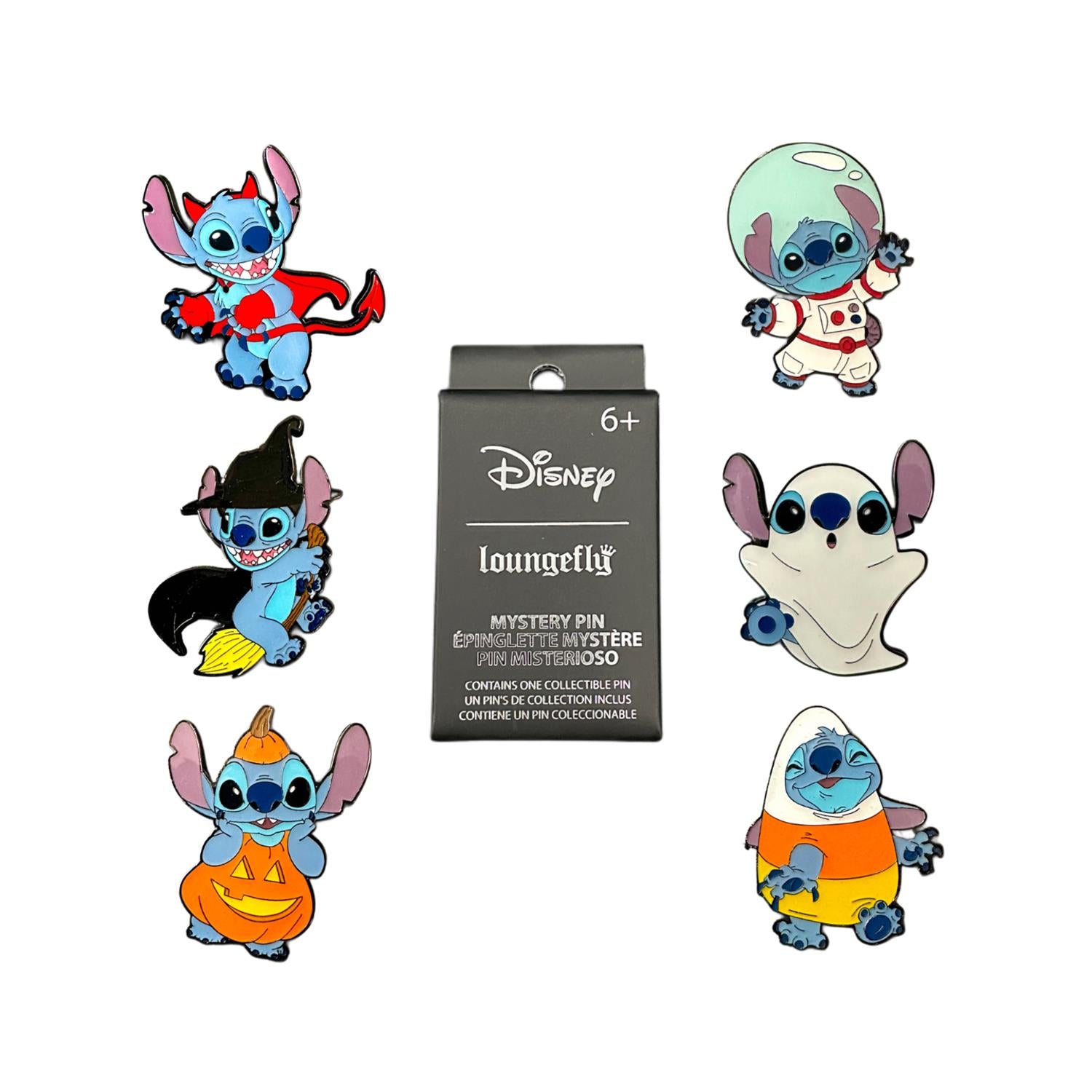 Loungefly Stitch Halloween Cos Blind Enamel Pin