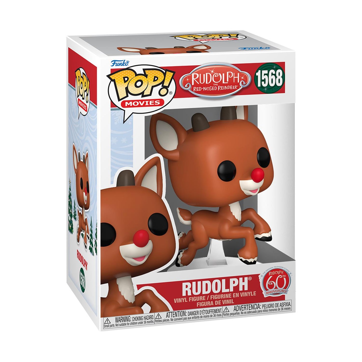 Funko Pop! Movies: Rudolph Red-Nosed Reindeer - Rudolph (Flying) #1568 Vinyl Figur