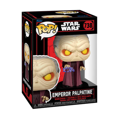 Funko Pop! Disney Star Wars: Dark Side - Emperor Palpatine #738 Bobble-Head