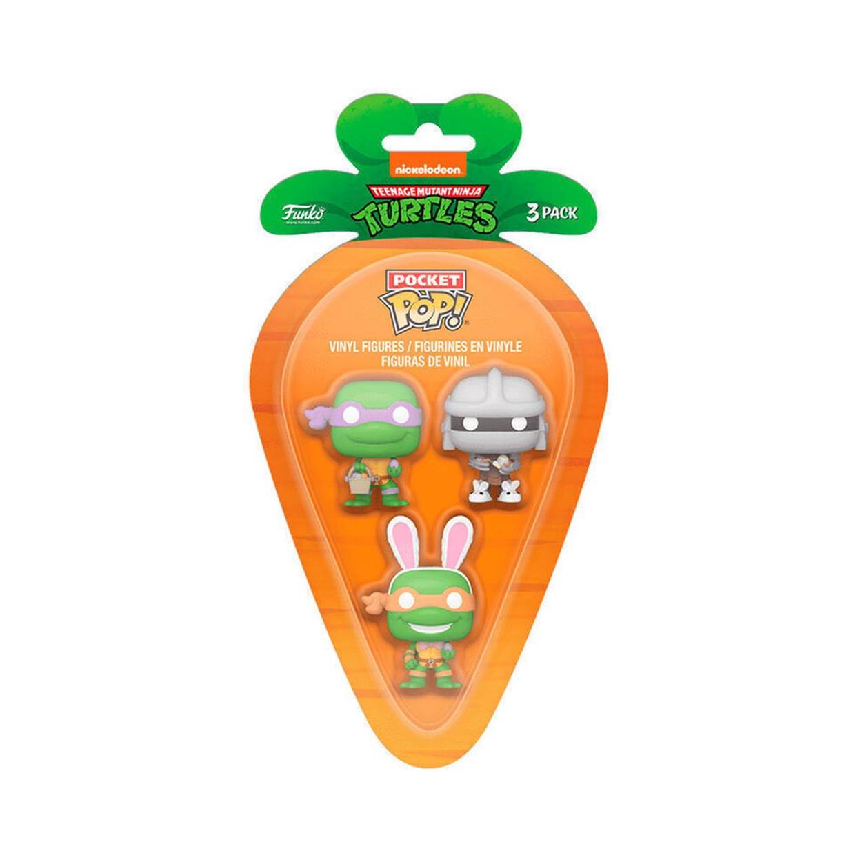 Funko 3-Pack Carrot Pocket Pop! – Teenage Mutant Ninja Turtles