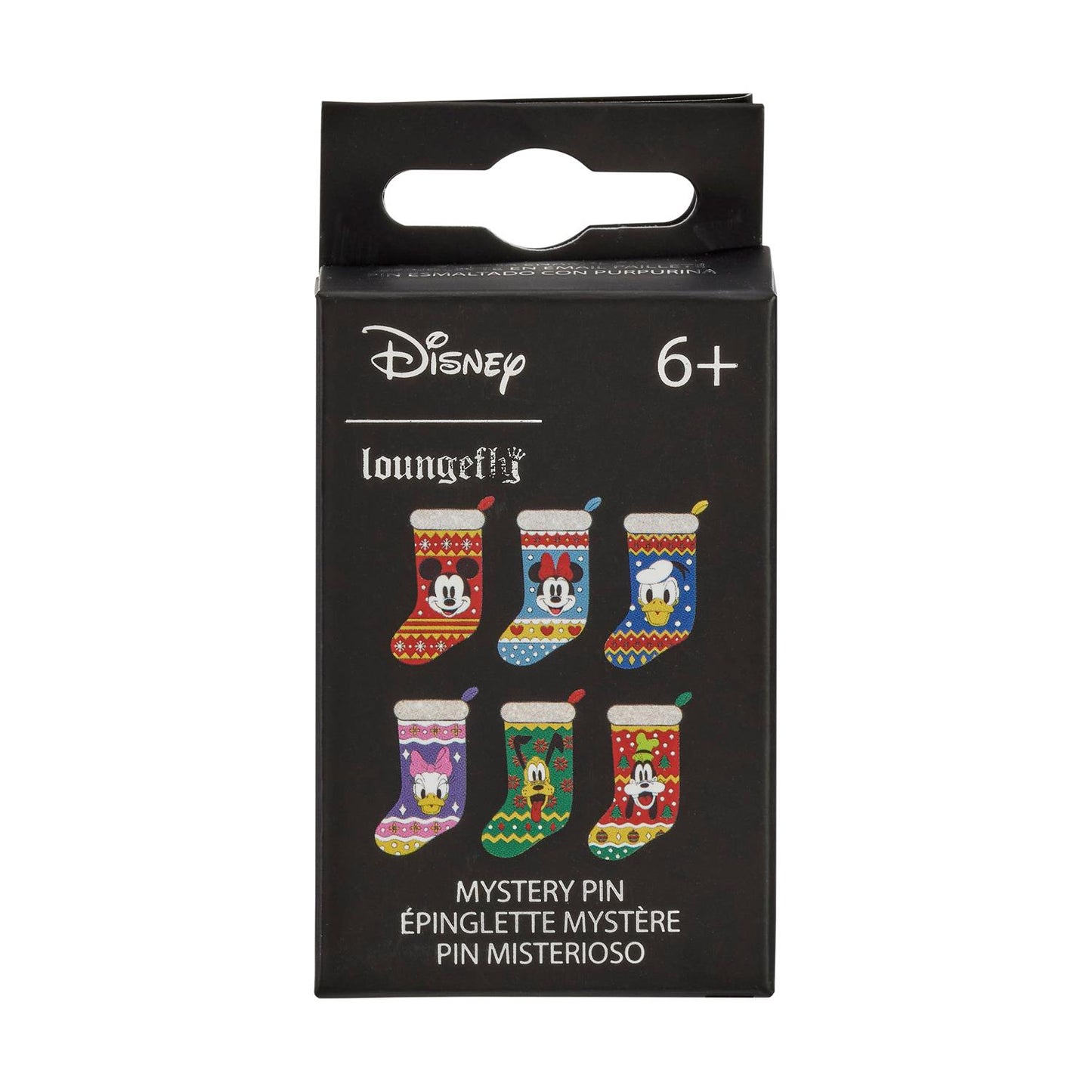 Funko Loungefly: Disney - Mickey och Vänner Julstrumpor Blind Box Emalj Pins