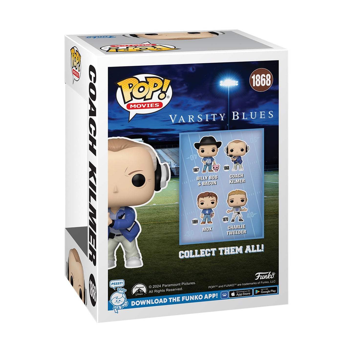 Funko Pop! Movies: Varsity Blues - Coach Kilmer #1868 Vinyl Figur