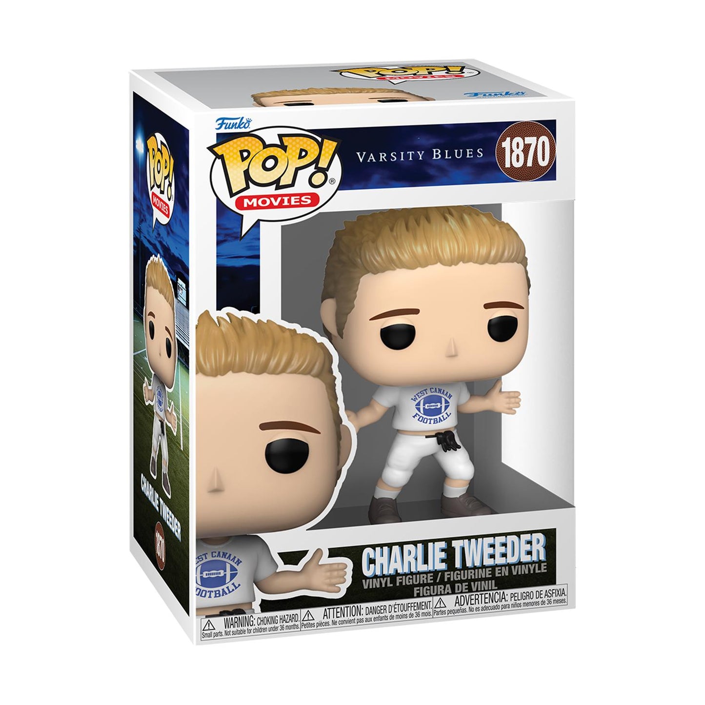 Funko Pop! Varsity Blues - Charlie Tweeder #1870 Vinyl Figur