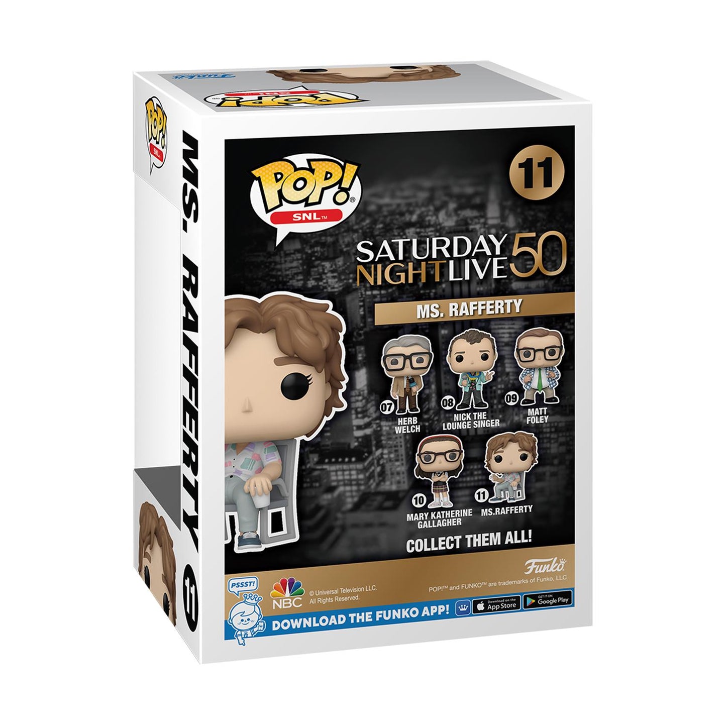 Funko Pop! SNL: 50-årsjubileum - Ms. Rafferty #11 Vinylfigur