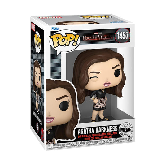 Funko Pop! Marvel: WandaVision - Agatha Harkness (Meme) #1457 Bobble-Head Vinyl Figur