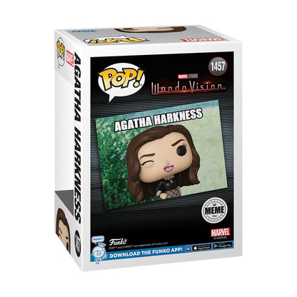 Funko Pop! Marvel: WandaVision - Agatha Harkness (Meme) #1457 Bobble-Head Vinyl Figur