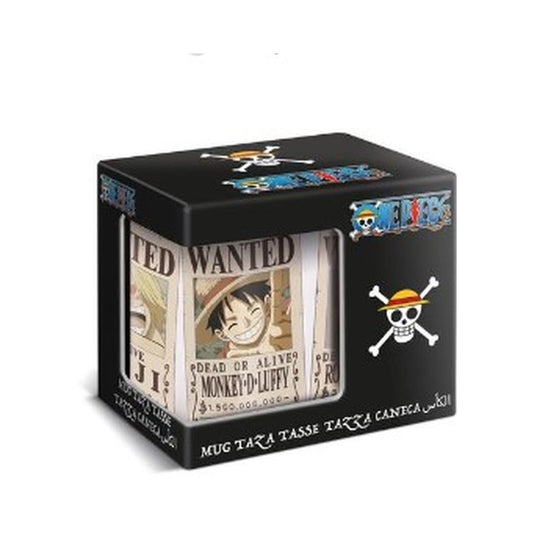 One Piece Wanted Keramisk Mugg i Presentask (325ml)