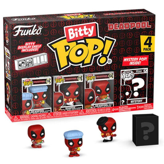 Funko Bitty Pop! 4-Pack: Deadpool - Badkar Vinylfigurer