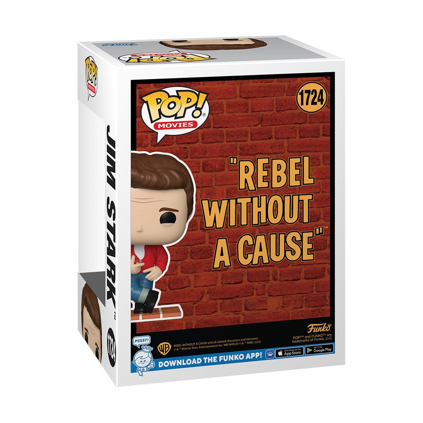 Funko Pop! Movies: Rebel without A Cause - Jim Stark #1724 Vinylfigur