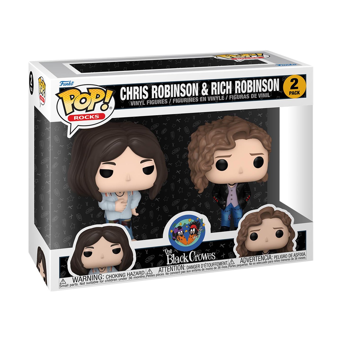 Funko Pop! 2-Pack Rocks: The Black Crowes - Chris och Rich Robinson Vinylfigurer