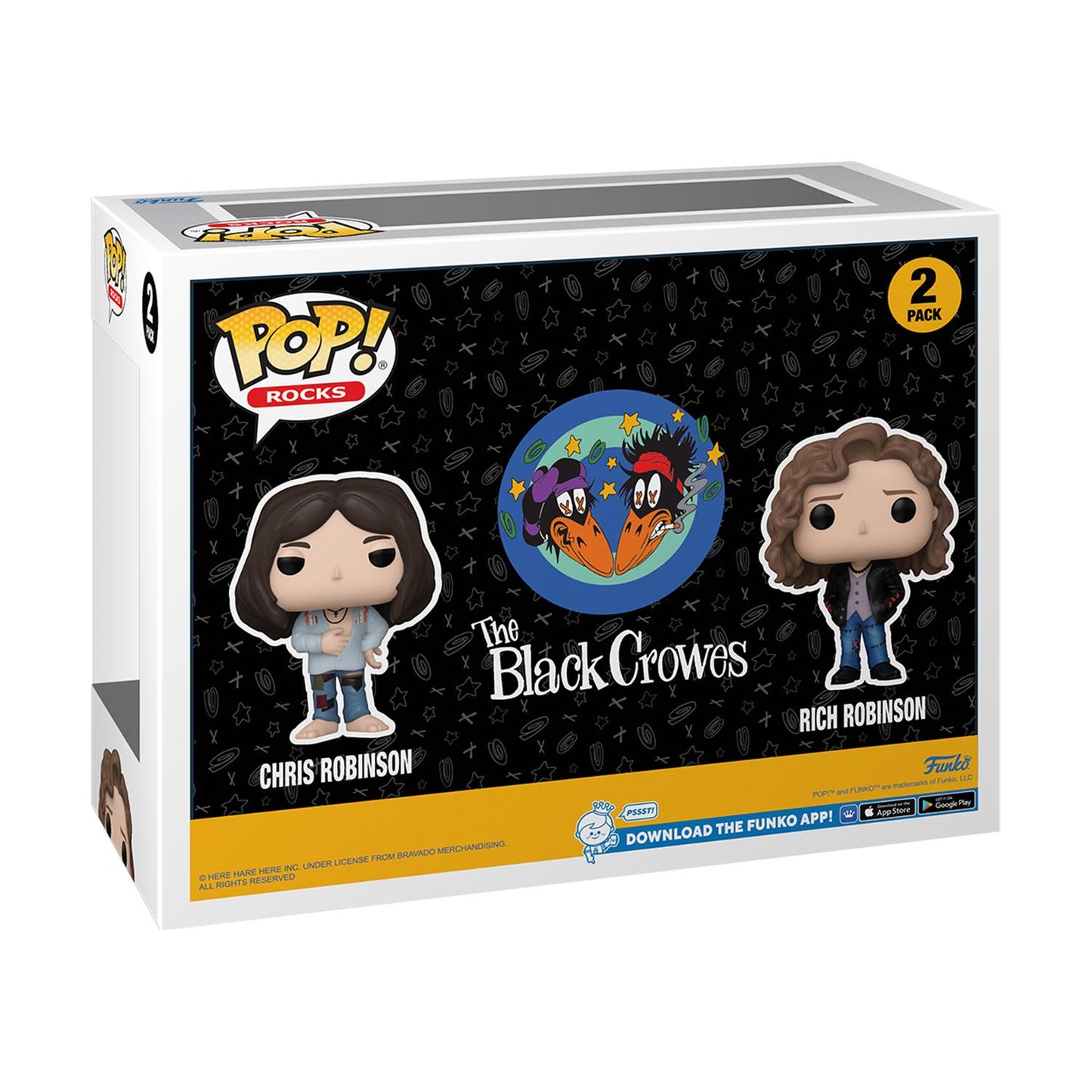 Funko Pop! 2-Pack Rocks: The Black Crowes - Chris och Rich Robinson Vinylfigurer